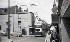 Trolleybus on High Street 1959